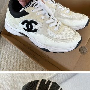 Chanel sneakers worn